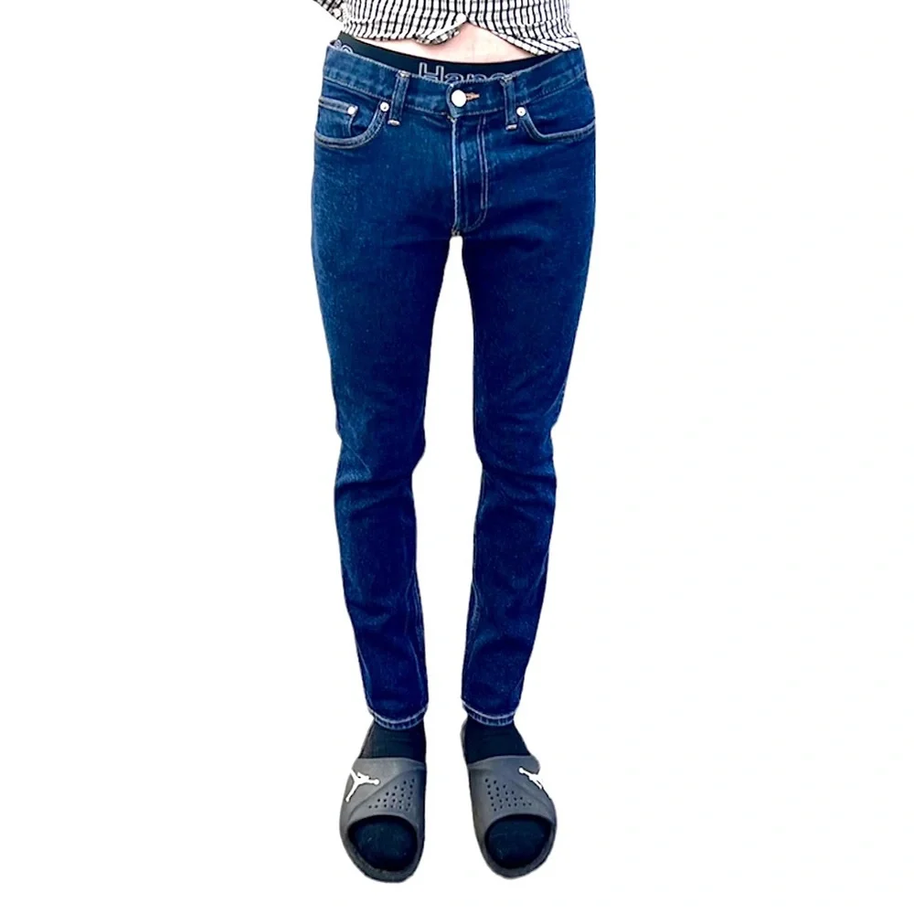 - H&M Sz 31 Slim Coupe Etroite Dark Wash Jeans! EUC!